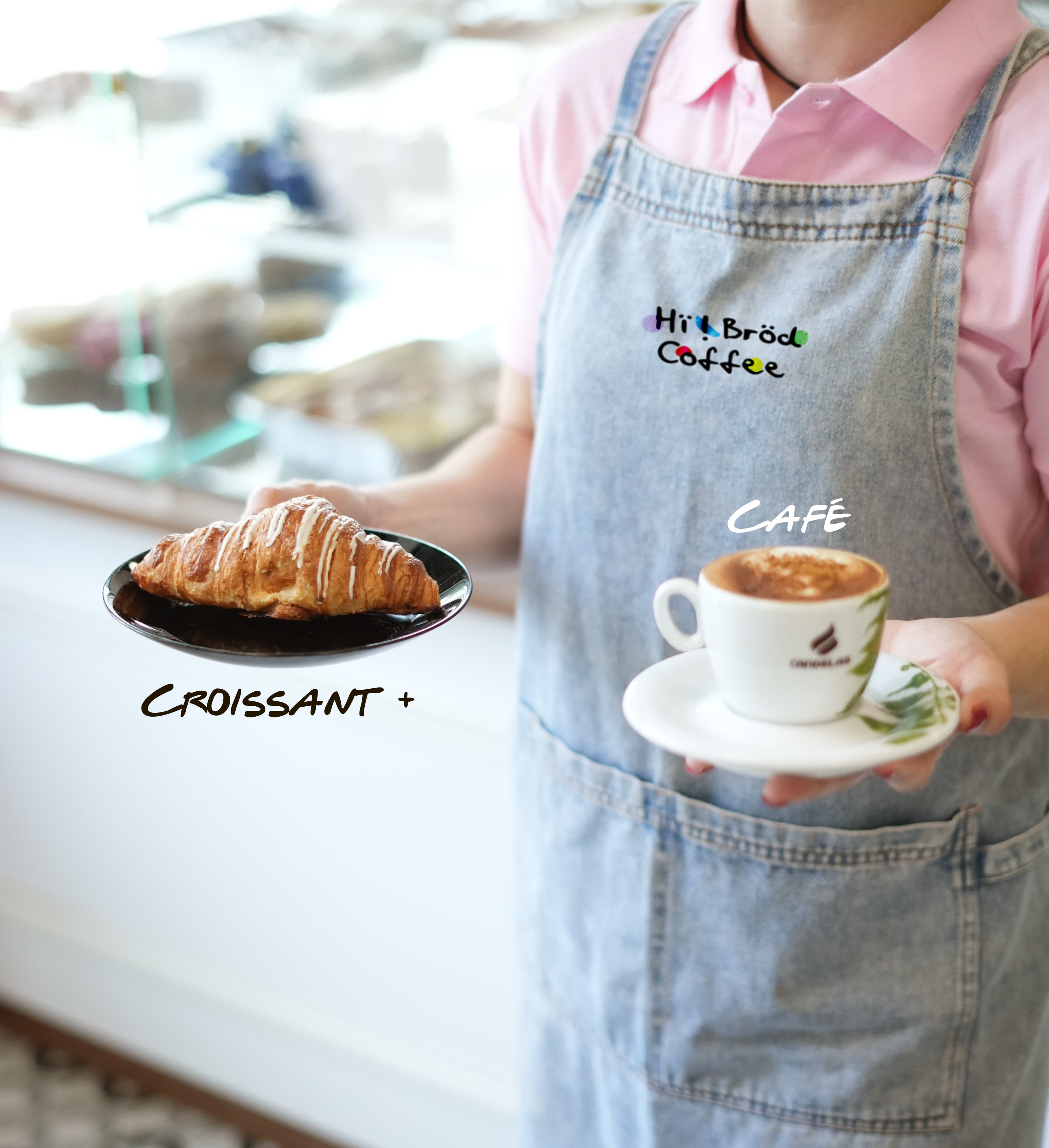 Croissant mas cafe en Hi! Brod